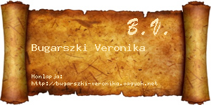 Bugarszki Veronika névjegykártya